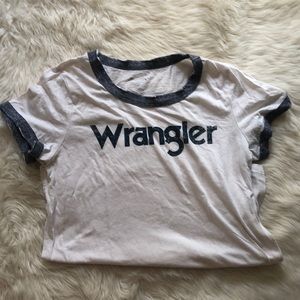 Distressed Wrangler Tee